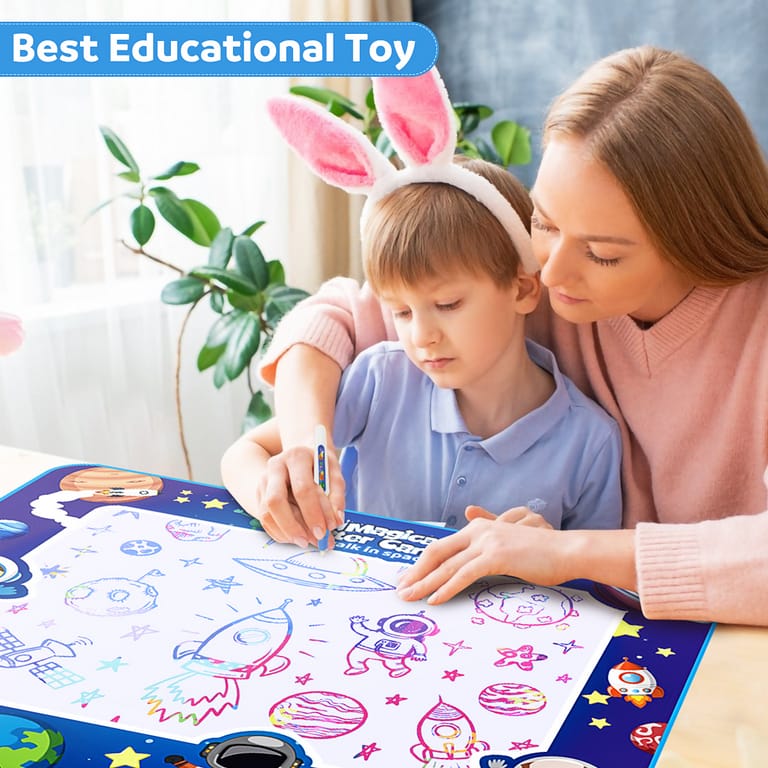 Magical Aqua Doodle Canvas Washable Drawing Mat - 682 - Default Title - Odeez | Educational Toys Pakistan 