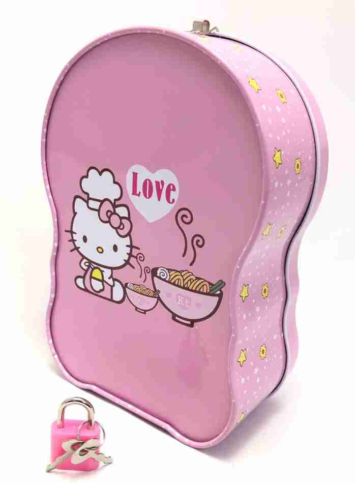 Cute Tin Money Saving Box for Girls Random Designs - CK0 - Default Title - Odeez | Educational Toys Pakistan 