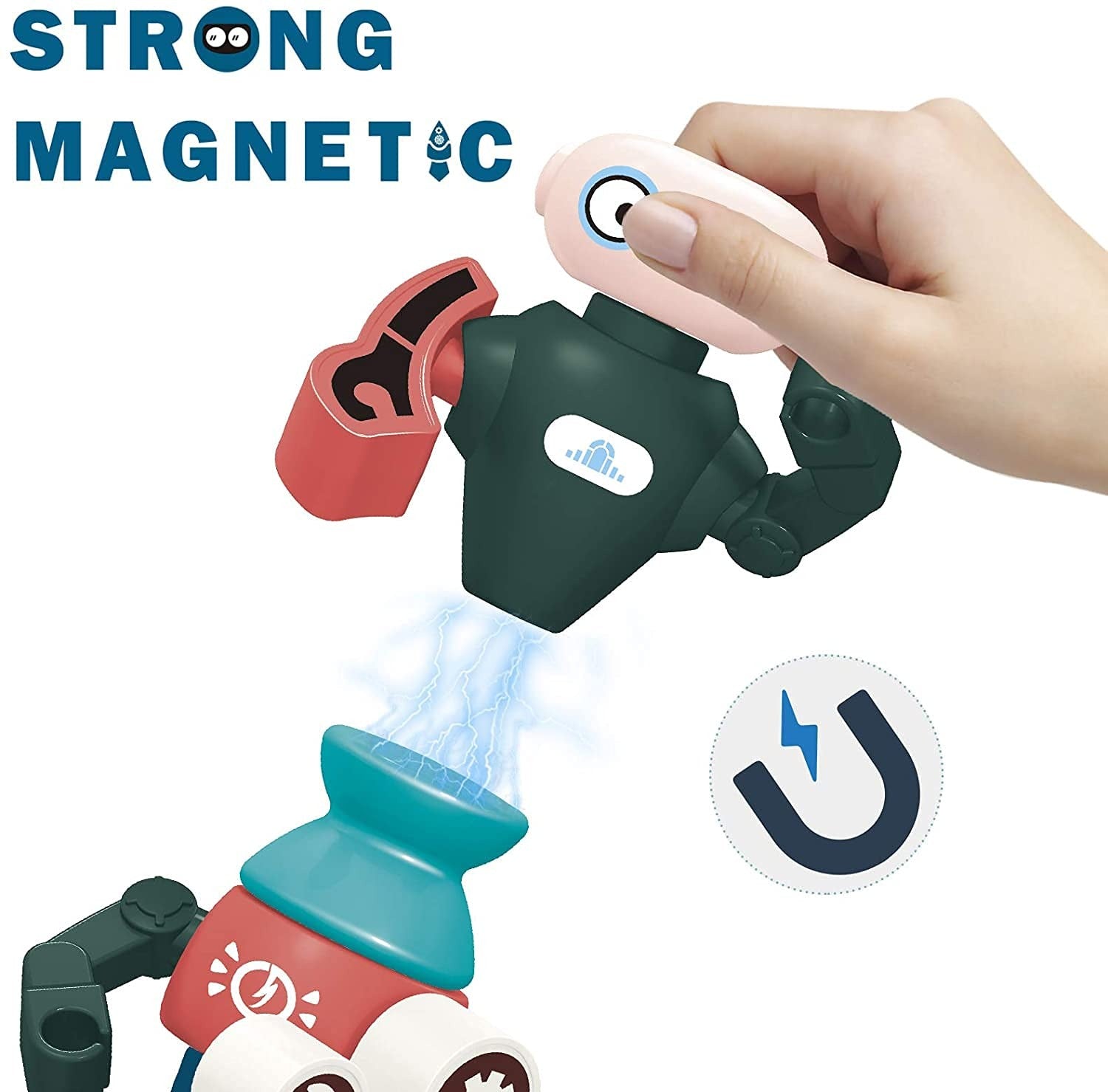 Planet Robots Magnetic Blocks Set - Mars 2 - Default Title - Odeez | Educational Toys Pakistan 