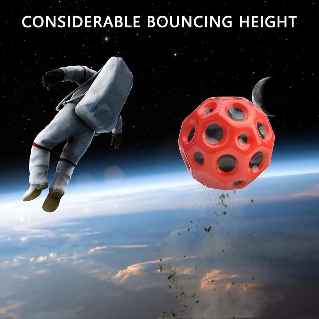High Bounce Moon Anti Stress Ball Small - 679 - Default Title - Odeez | Educational Toys Pakistan 