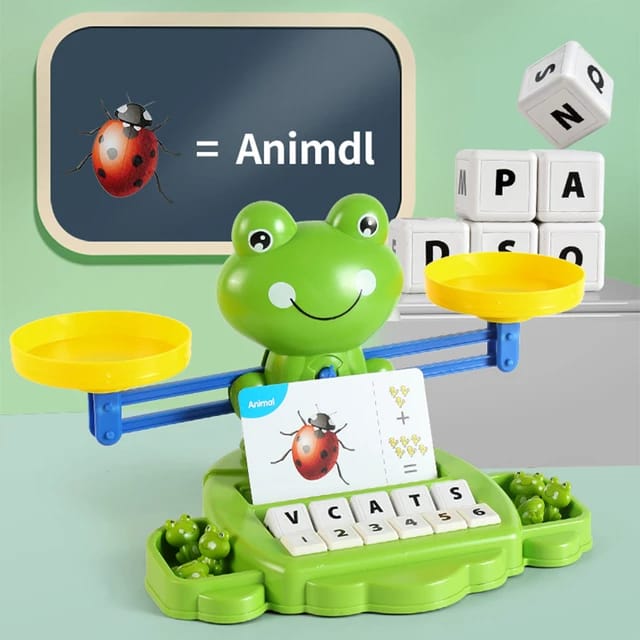 Multifunction Best Frog Digital Balance with Spelling Kit - 009 - Default Title - Odeez | Educational Toys Pakistan 