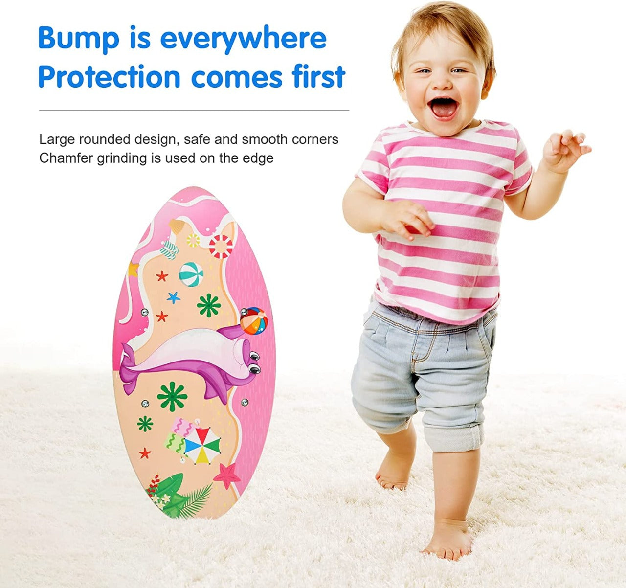 DIY Wooden Balance Board for Kids - 114 - Default Title - Odeez | Educational Toys Pakistan 