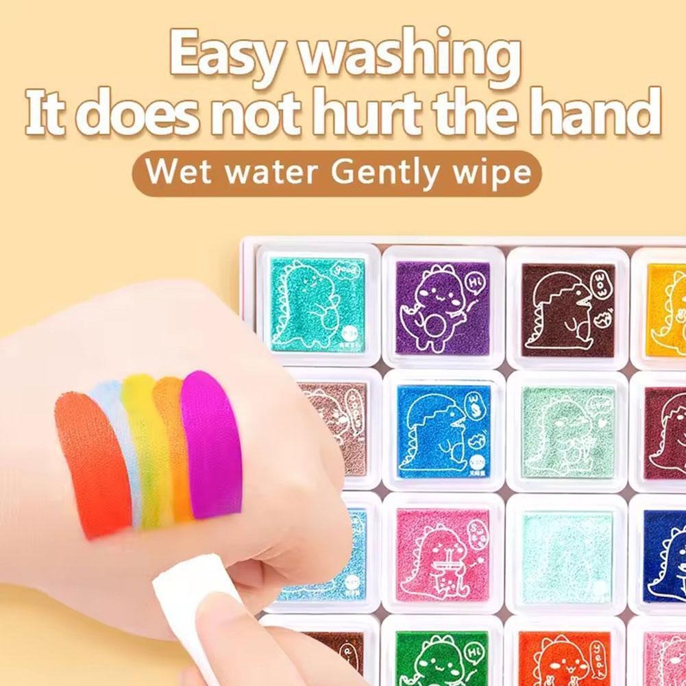 DIY Creative Finger Painting Doodle Art Book Kit - 12 Colors - Default Title - Odeez | Educational Toys Pakistan 