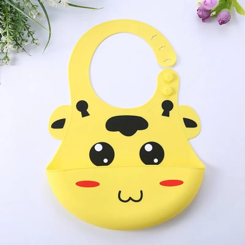 Waterproof Silicone Baby Bibs Random Characters - 390 - Default Title - Odeez | Educational Toys Pakistan 