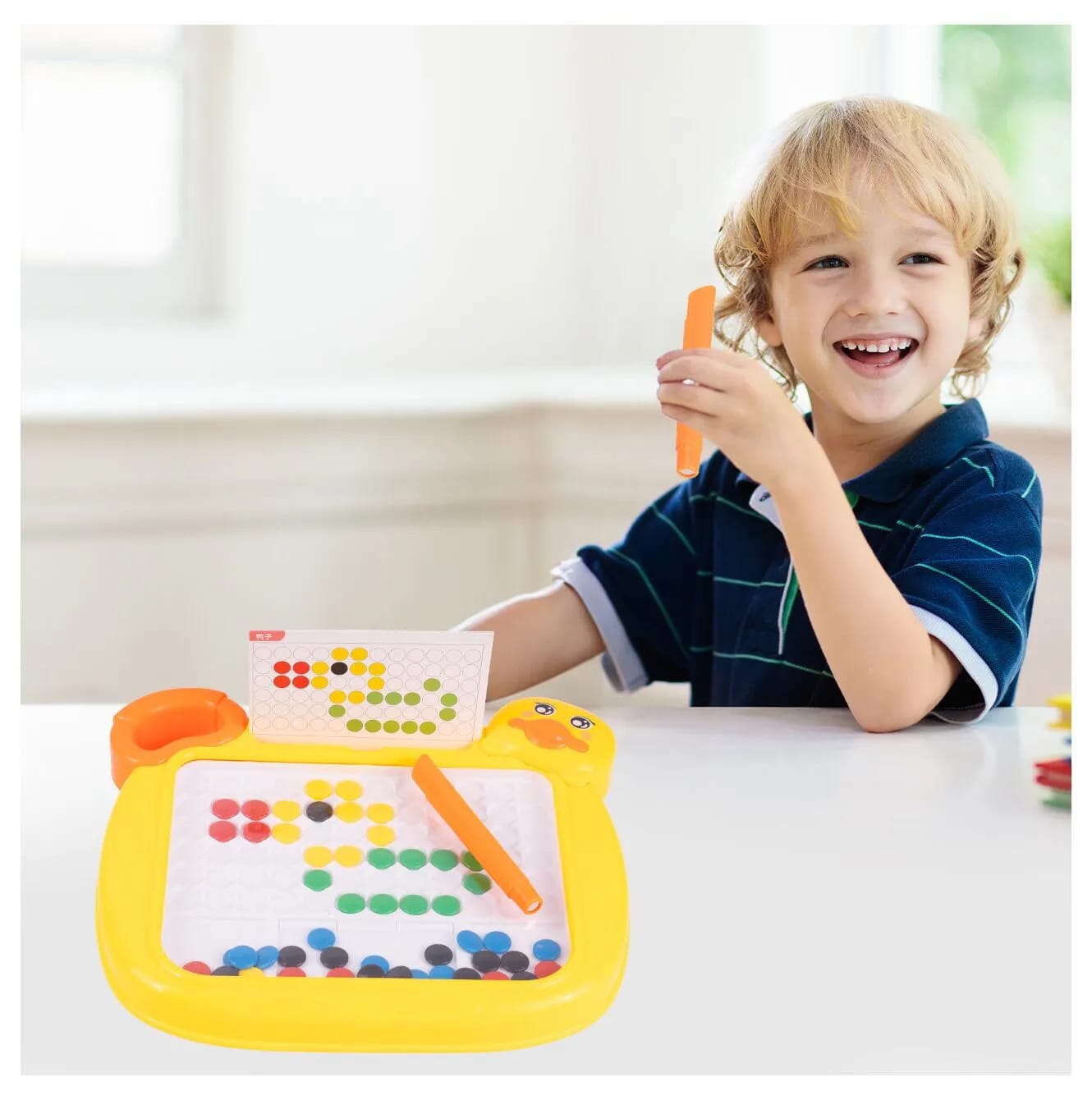 Duck Magnetic Bead Drawing Board - 337 - Default Title - Odeez | Educational Toys Pakistan 
