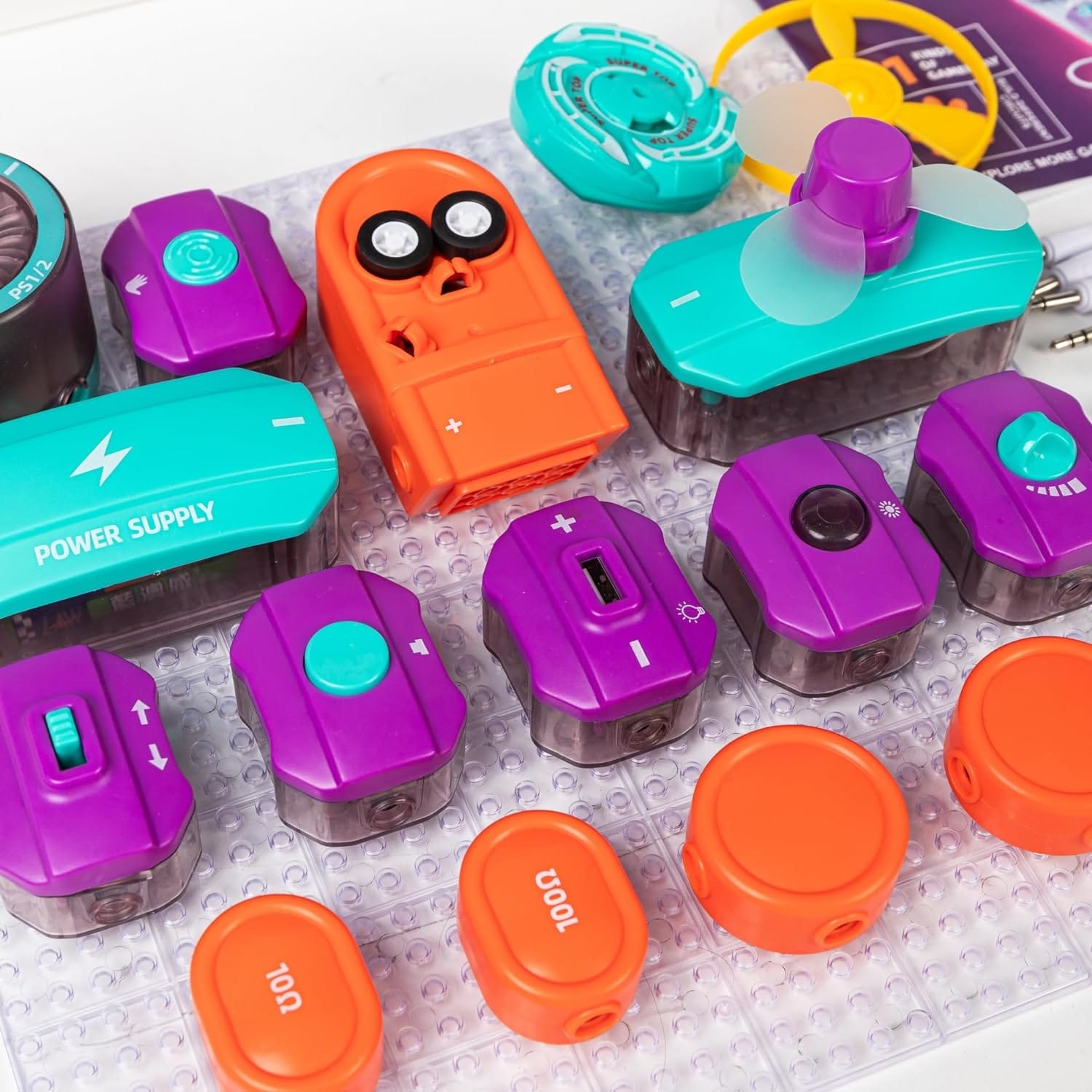 Science Education Electronic Circuit Blocks - 34 pieces