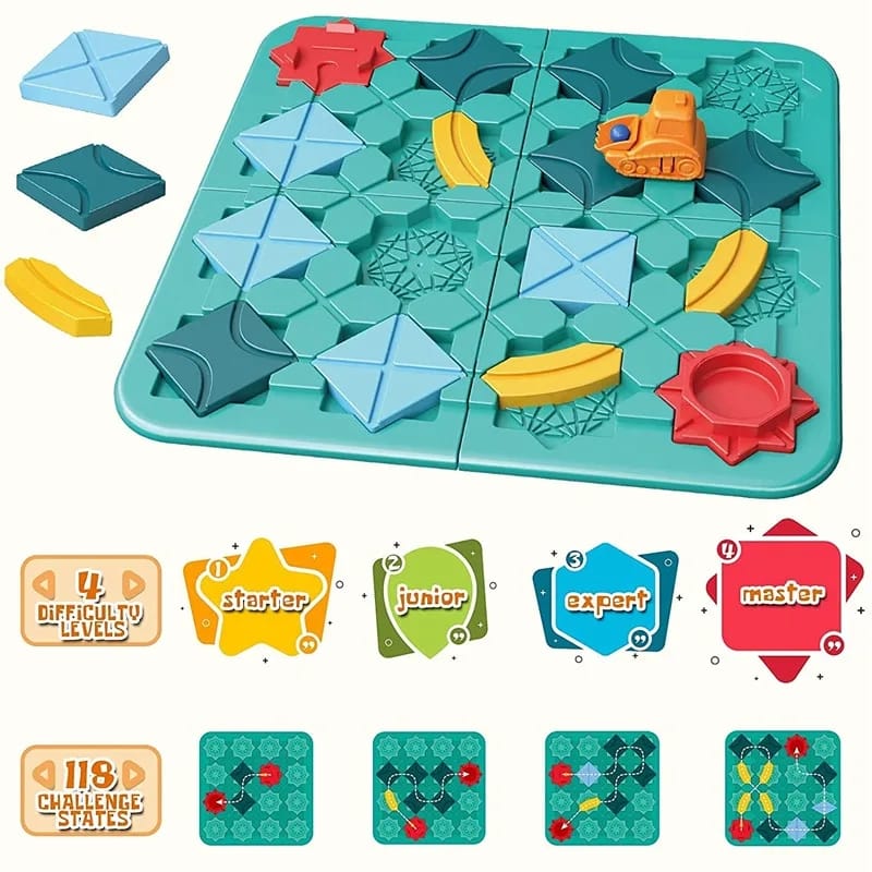 Logical Road Builder Orbit Maze Puzzle - 063 - Default Title - Odeez | Educational Toys Pakistan 