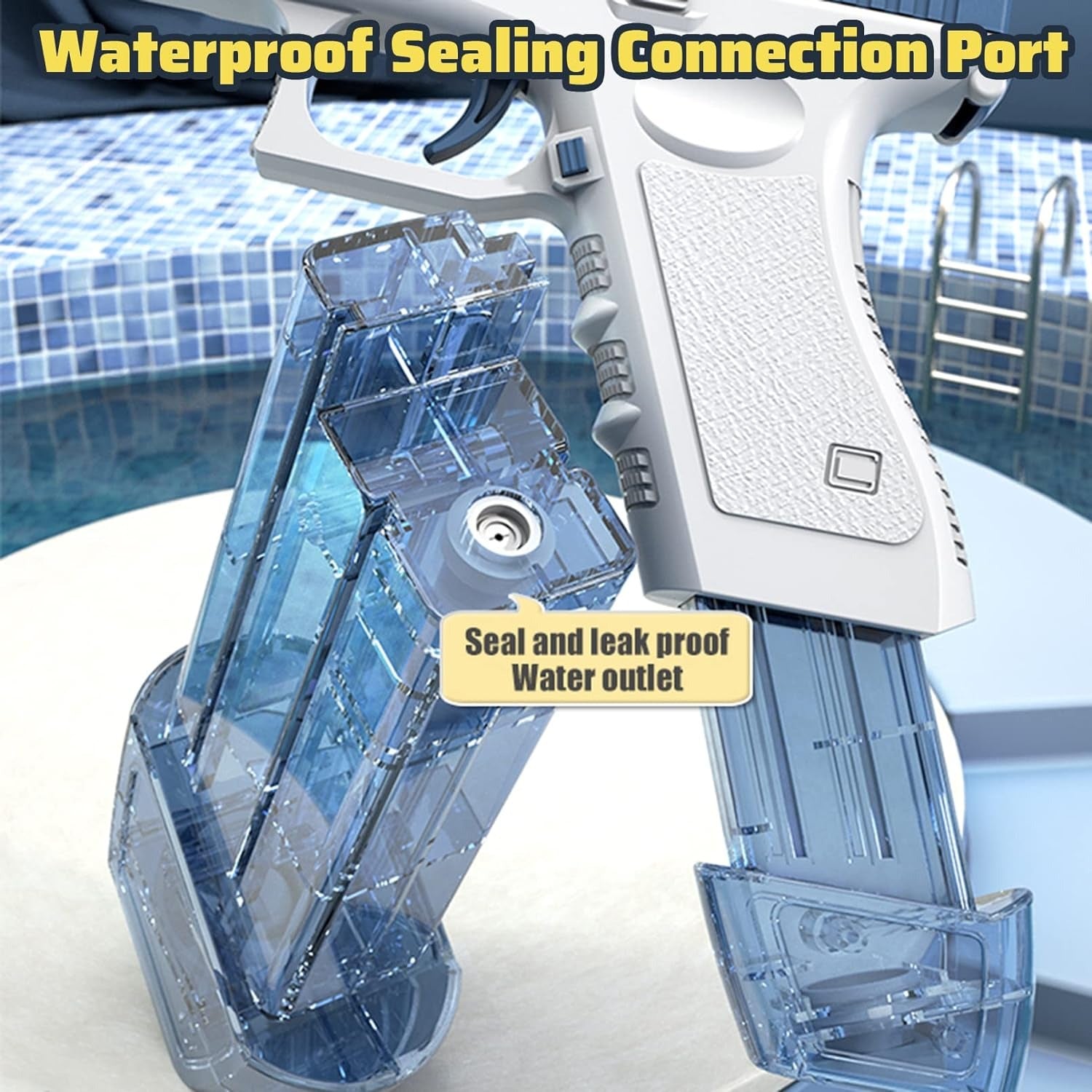 Spray Blaster Electric Rechargeable Water Play Gun - Y00 - Default Title - Odeez | Educational Toys Pakistan 