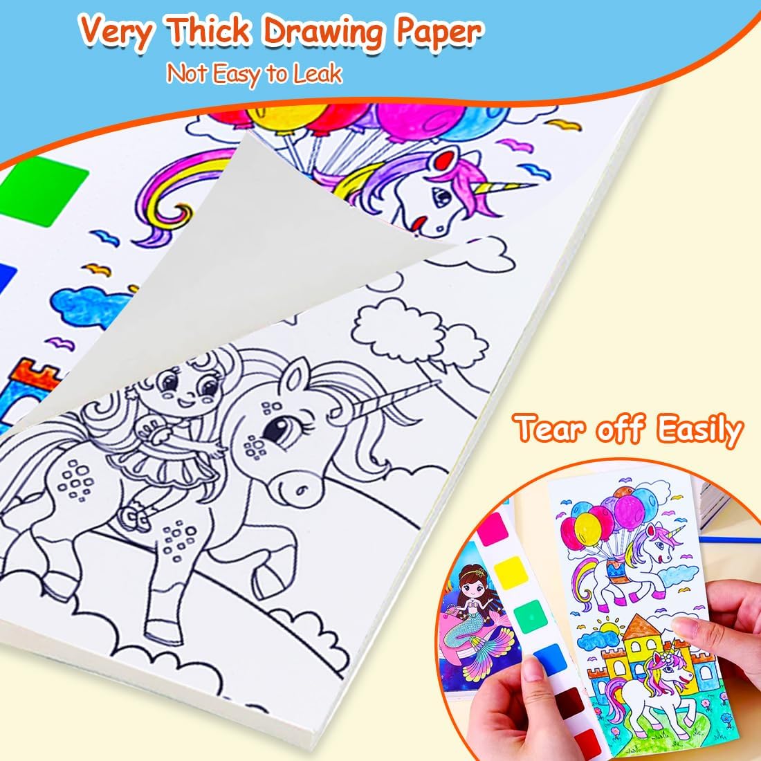 Magic Painting 12 illustrations Book - Random Design - XHB - Default Title - Odeez | Educational Toys Pakistan 