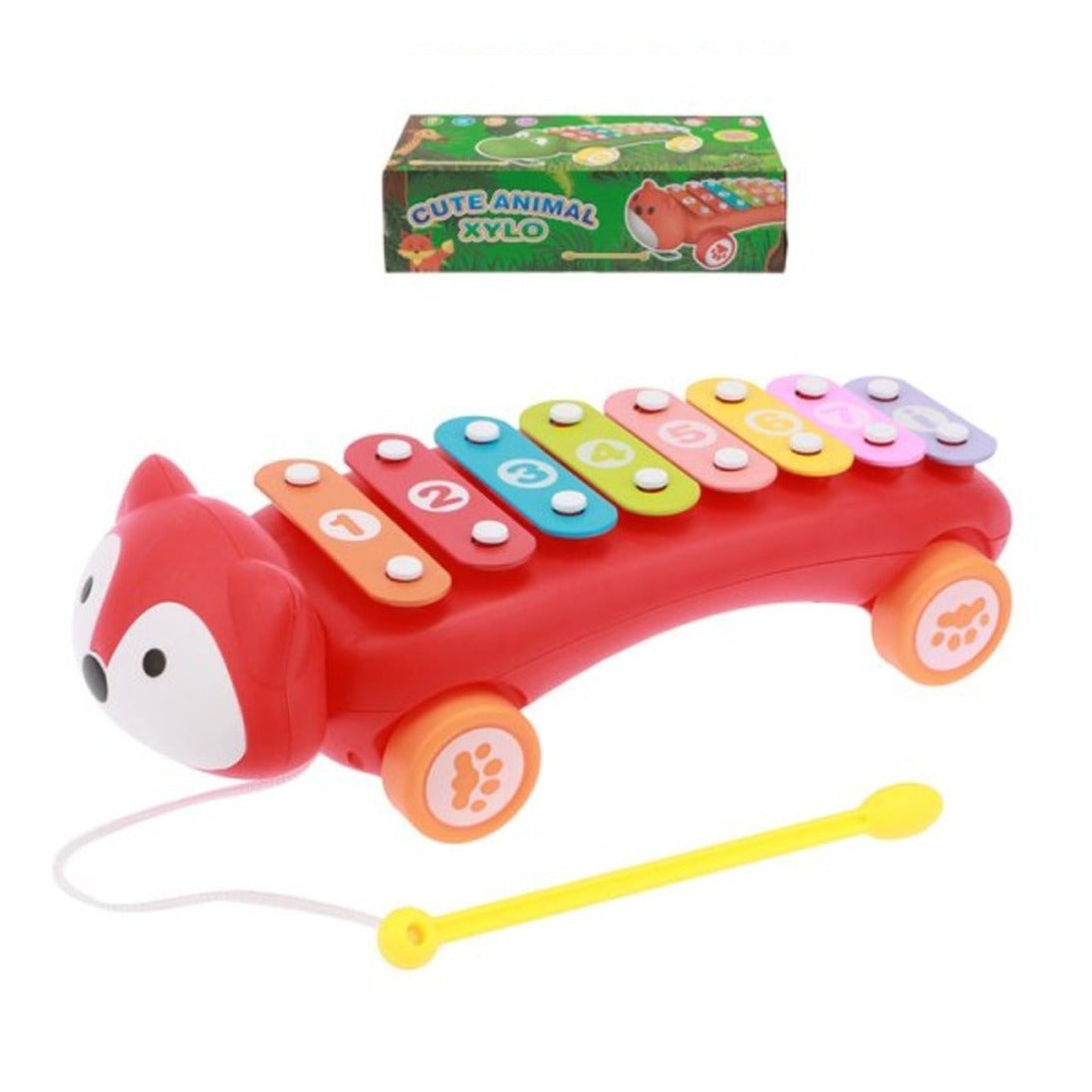 Cute Tiger Animal Xylophone - 055 - Default Title - Odeez | Educational Toys Pakistan 
