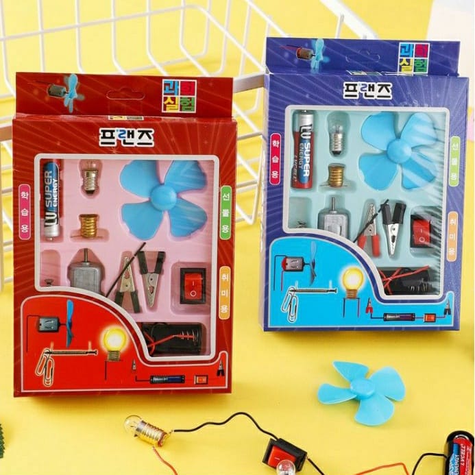 DIY Fan & Light Circuit Game Logical Science Experiment for Kids - 185 - Default Title - Odeez | Educational Toys Pakistan 