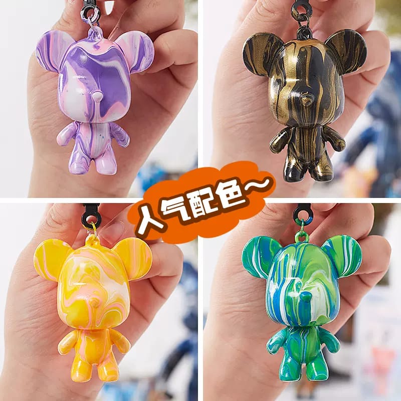 DIY Painting Bear Colors Brush Set - 4 Colors - Default Title - Odeez | Educational Toys Pakistan 