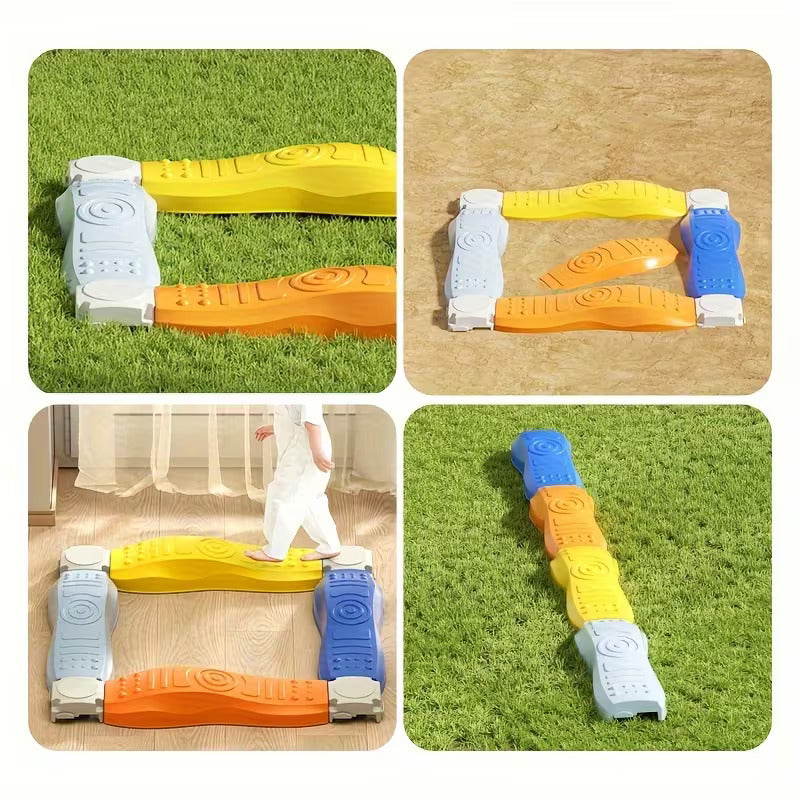 Multicolour Sensory Balance Beam Tactile Board - 031