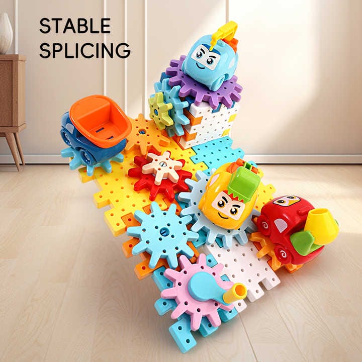 Construction Vehicle Gear Building Blocks Set 42 pieces - 07A