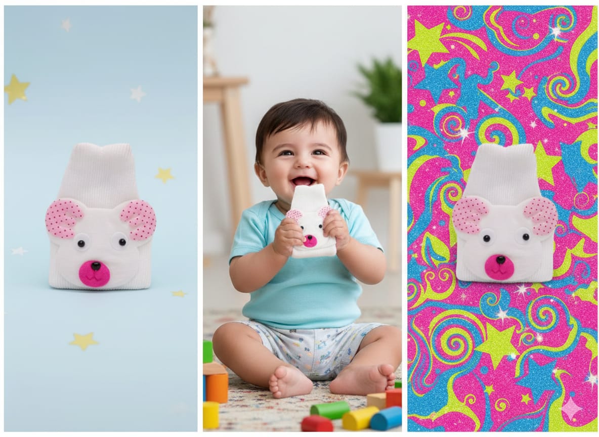 Fashion Cute Bear Baby Winter Cap