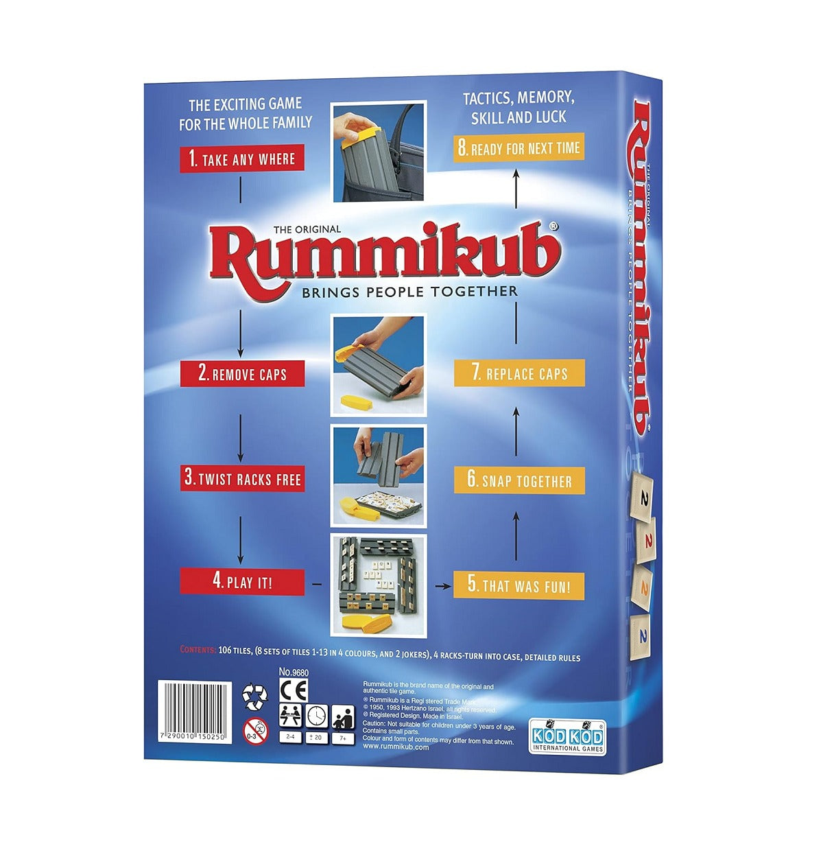 Rummikub Family Challenge Board Game - 5166 - Default Title - Odeez | Educational Toys Pakistan 