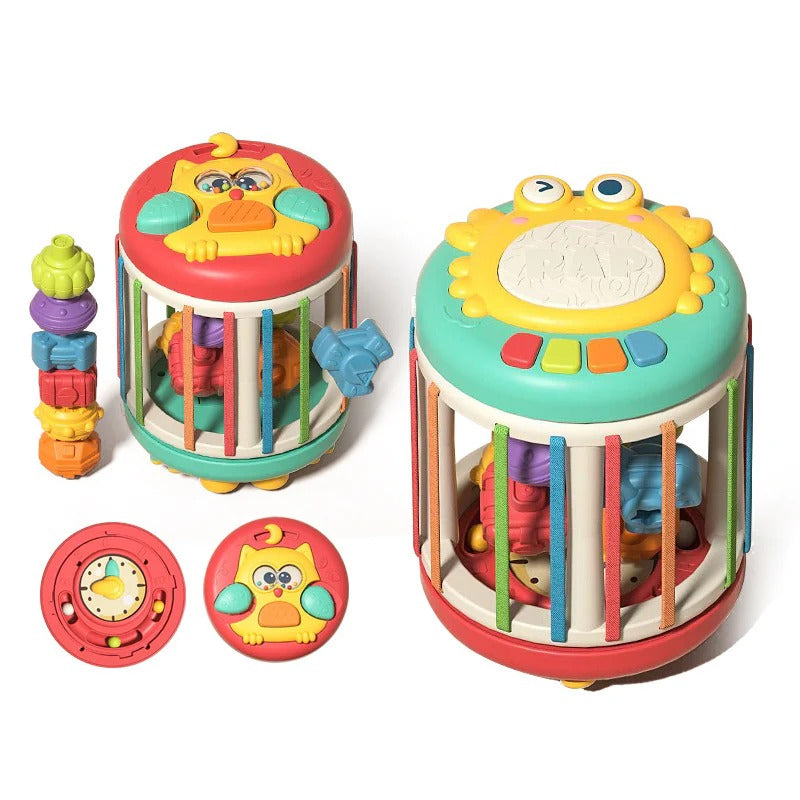 Hand Beat Drum Shape Stacking Activity Cylinder Toy - 521
