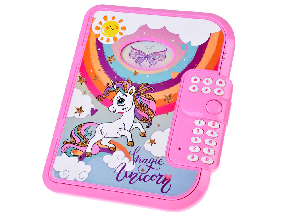 2 in 1 Interactive Coded secret Magical Unicorn Diary - 019