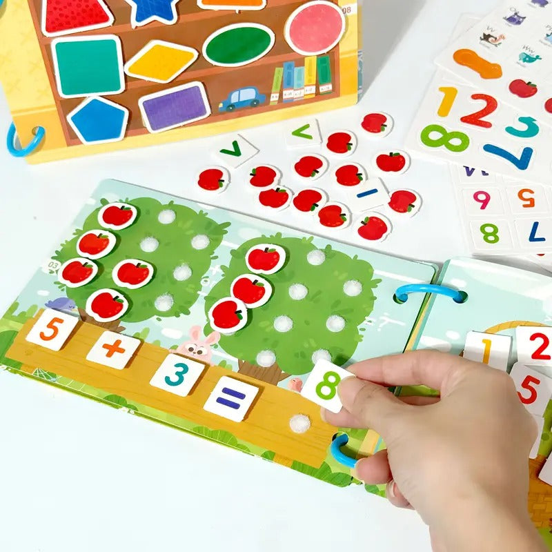 DIY Numeral Busy Book Multiple Activities - 611