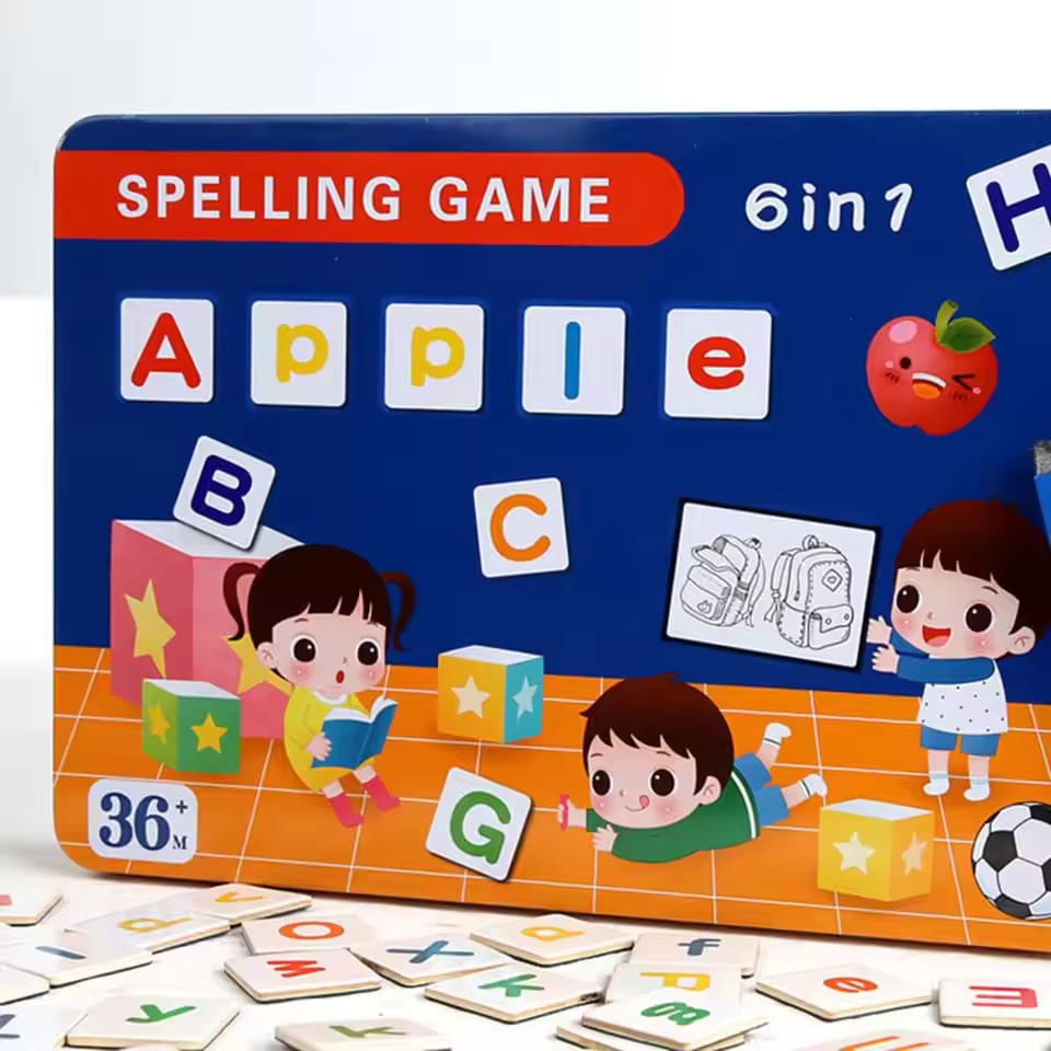 6in1 Magnetic Recognize Word Learning Kit With Marker - Default Title - Odeez | Educational Toys Pakistan 