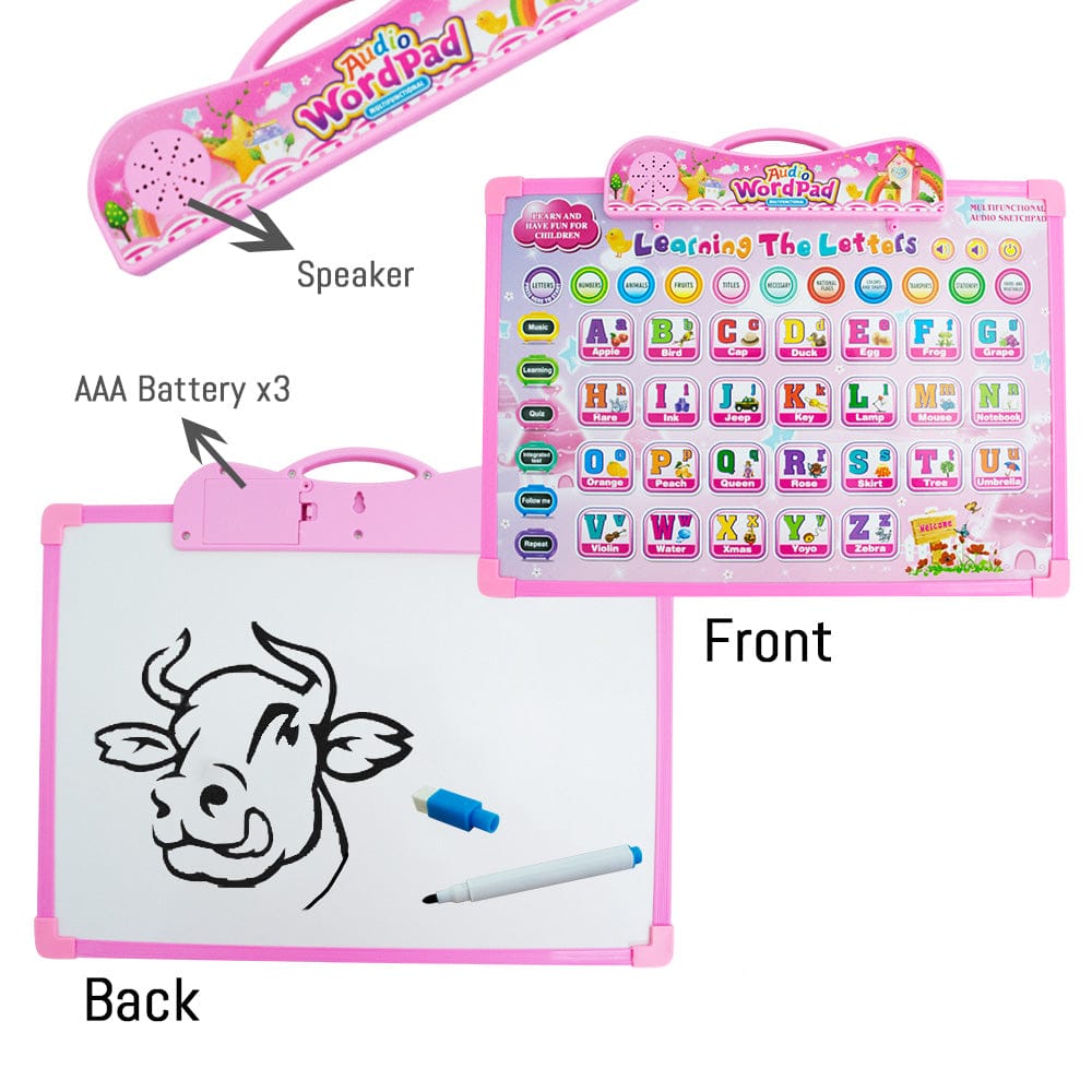 Multifunctional Audio Learning Drawing Pad with 11 Category - 935 - Default Title - Odeez | Educational Toys Pakistan 