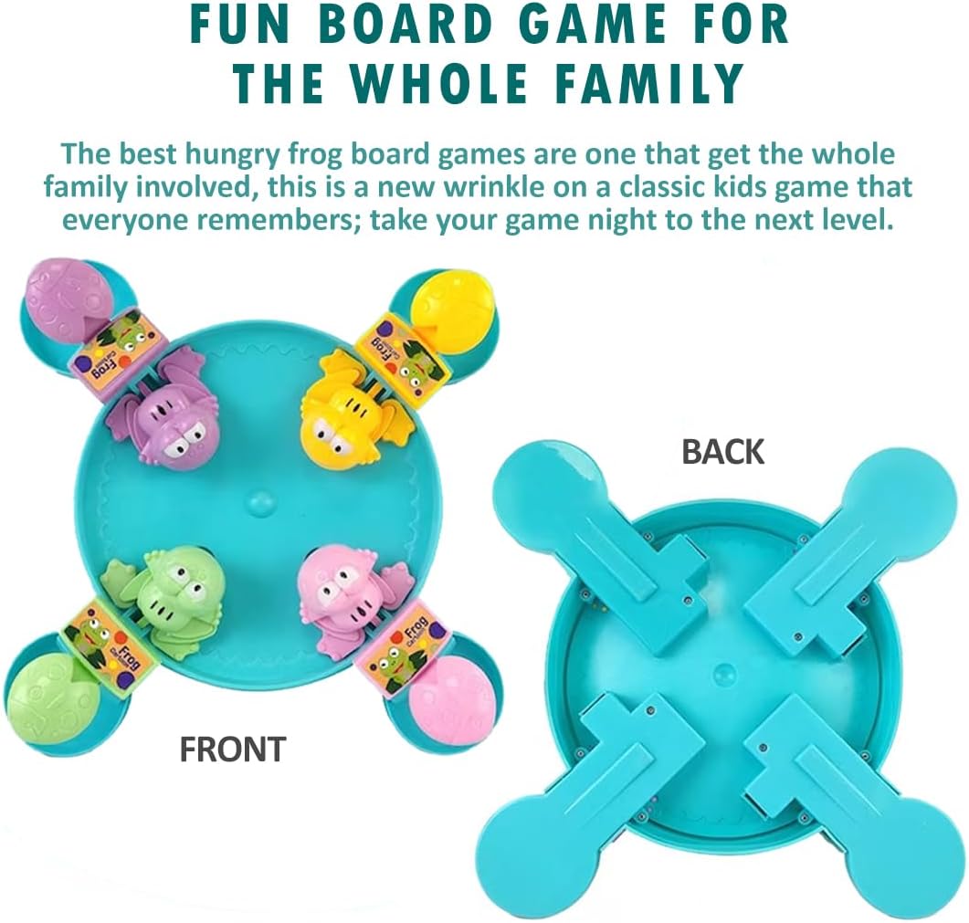 Hungry Frogs Eat Bean Activity Family Game - 201 - Default Title - Odeez | Educational Toys Pakistan 