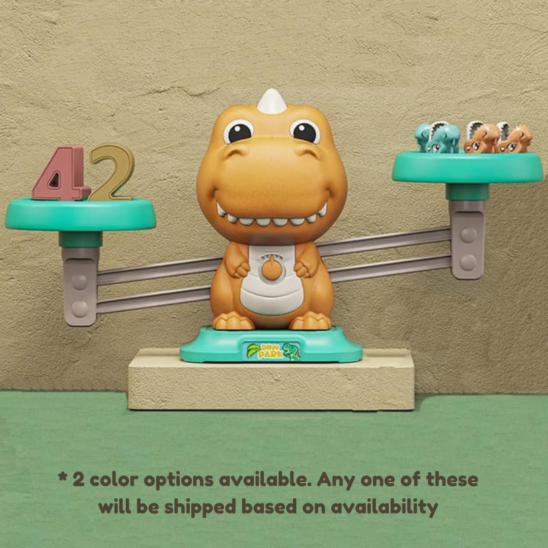 Dinosaur Balancing and Catching Mental Maths Learning Kit - 29B - Default Title - Odeez | Educational Toys Pakistan 