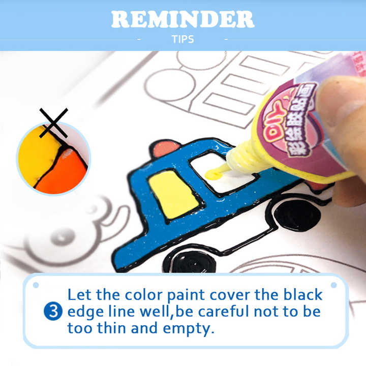 DIY 3D Instant Sticky Art set - 90E