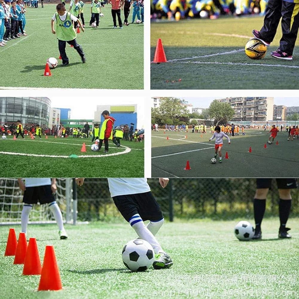 Sports Soccer Training Plastic Cone Pack of 4 - 687 - Default Title - Odeez | Educational Toys Pakistan 