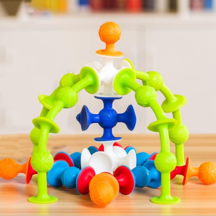 Suction Cups Sensory Construction Building Blocks - 36 pieces - Default Title - Odeez | Educational Toys Pakistan 