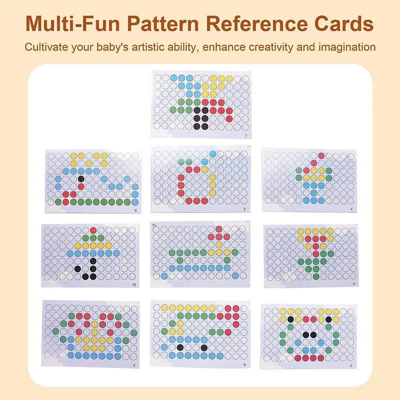 Crab Magnetic Beads Drawing Board with Pattern - X29 - Default Title - Odeez | Educational Toys Pakistan 