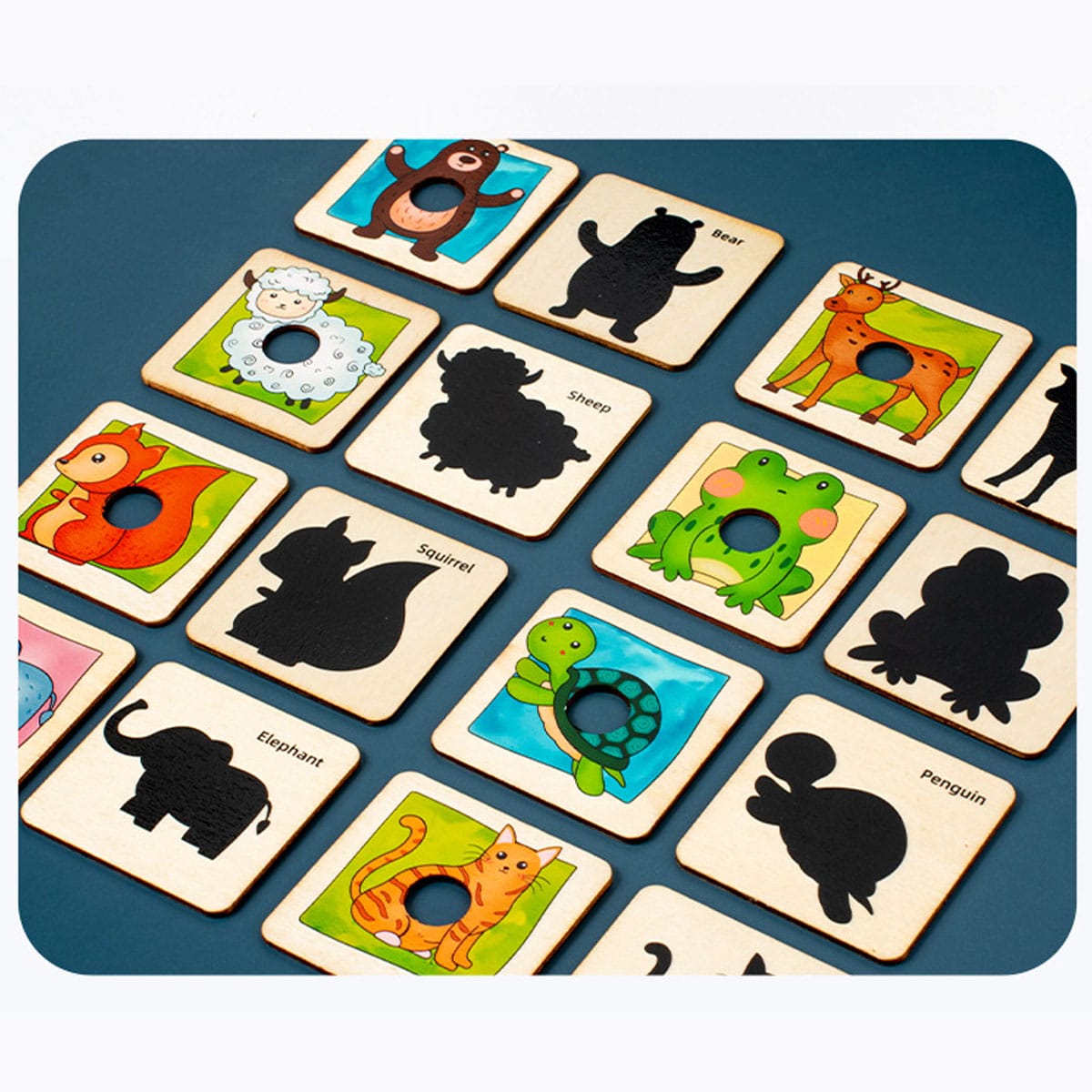 Matching Find the Shadow Animal Jigsaw Activity - 848 - Default Title - Odeez | Educational Toys Pakistan 