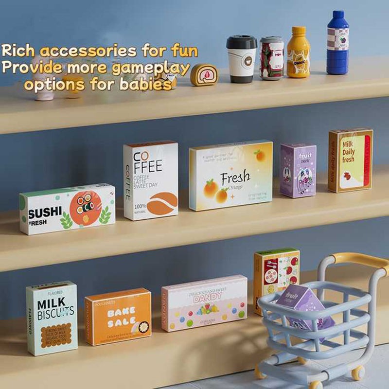 3in1 Multifunctional Pretend Play House Cashier Coffee Set - L94