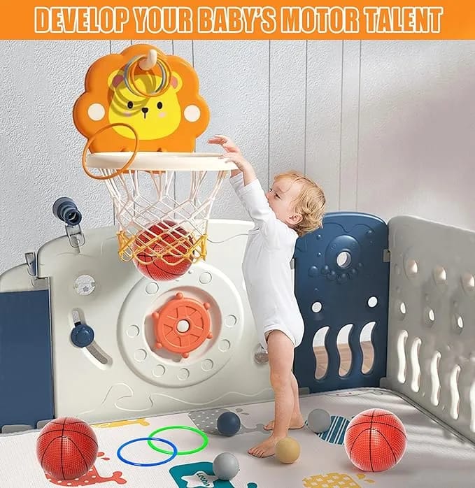 Children Fun Lion Basketball Playset - 024