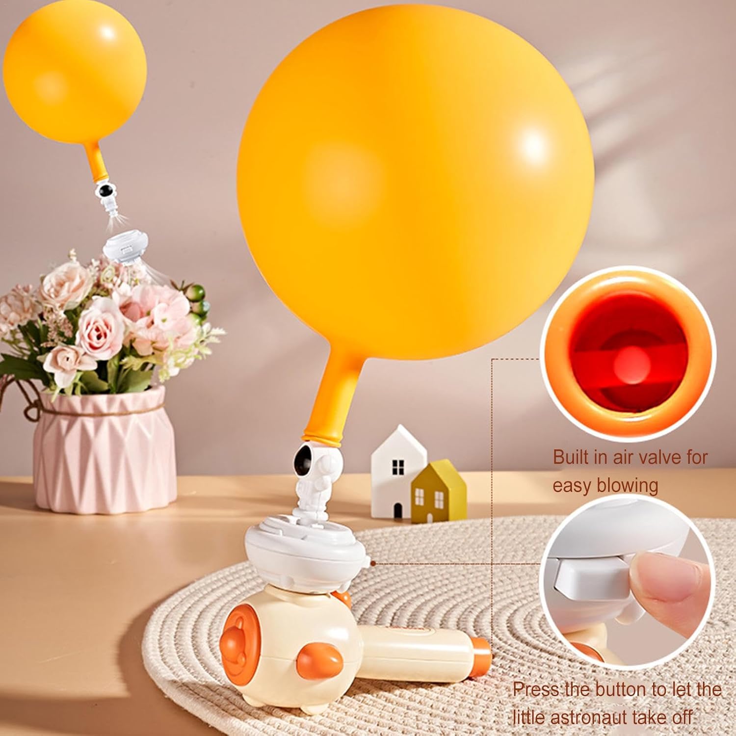 3in1 Blower Floating Balloon Ball Activity - 92A - Default Title - Odeez | Educational Toys Pakistan 