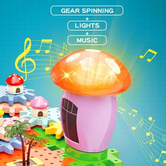 Electric Dinosaur World Gear Blocks 62 pieces - 06A