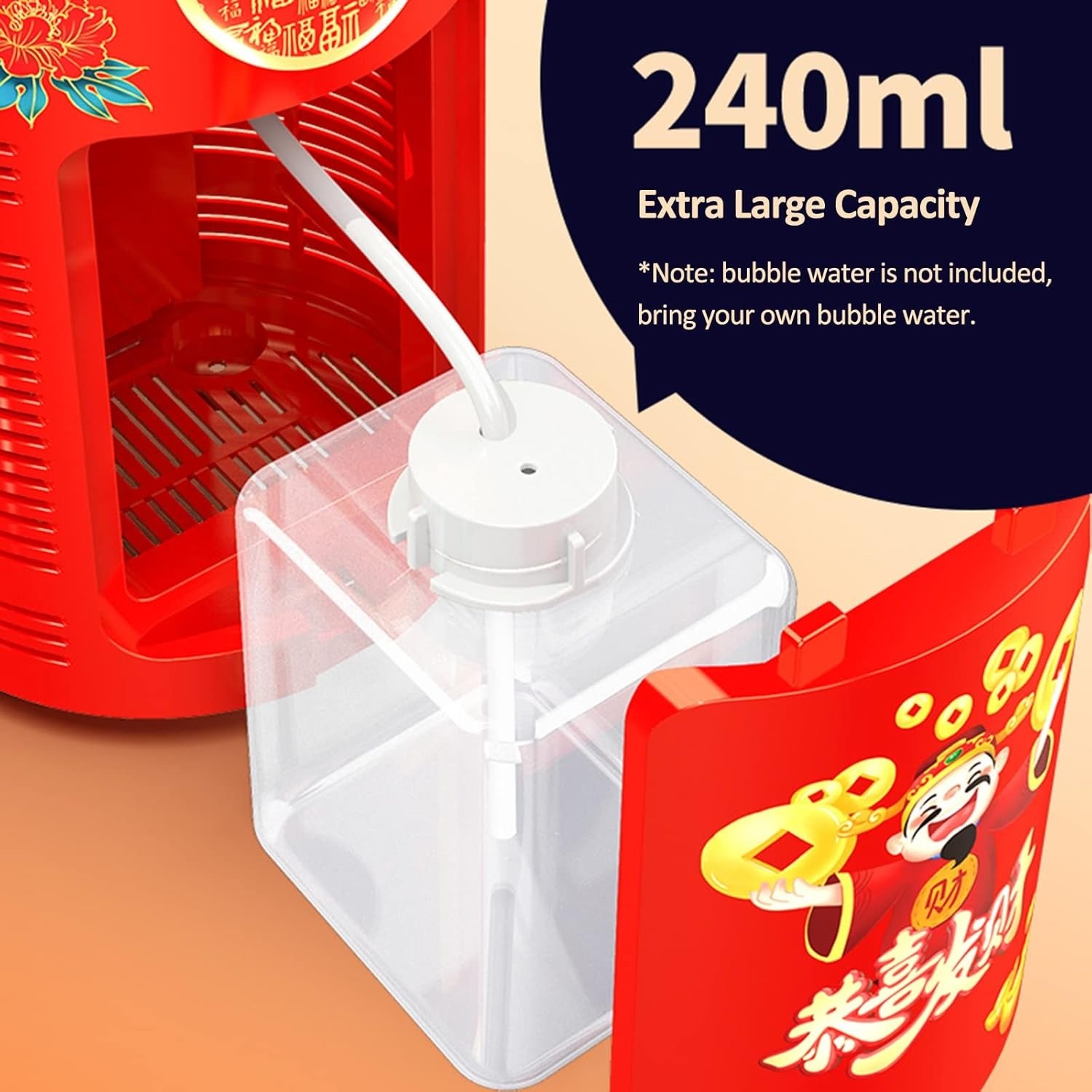Colorful Lights Electric Automatic Bubble Maker Machine - 024