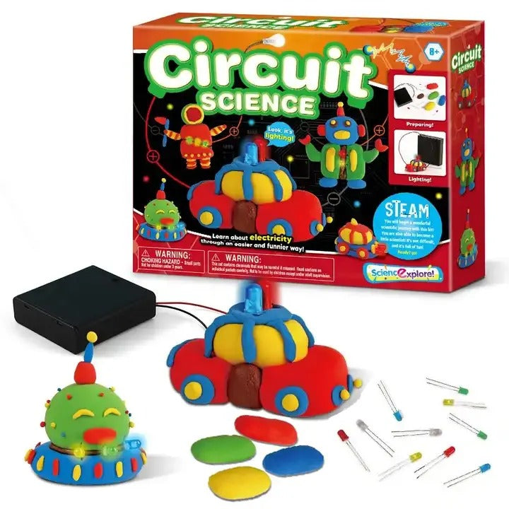 STEM Electric Circuit Science Dough Kit - 584 - Default Title - Odeez | Educational Toys Pakistan 
