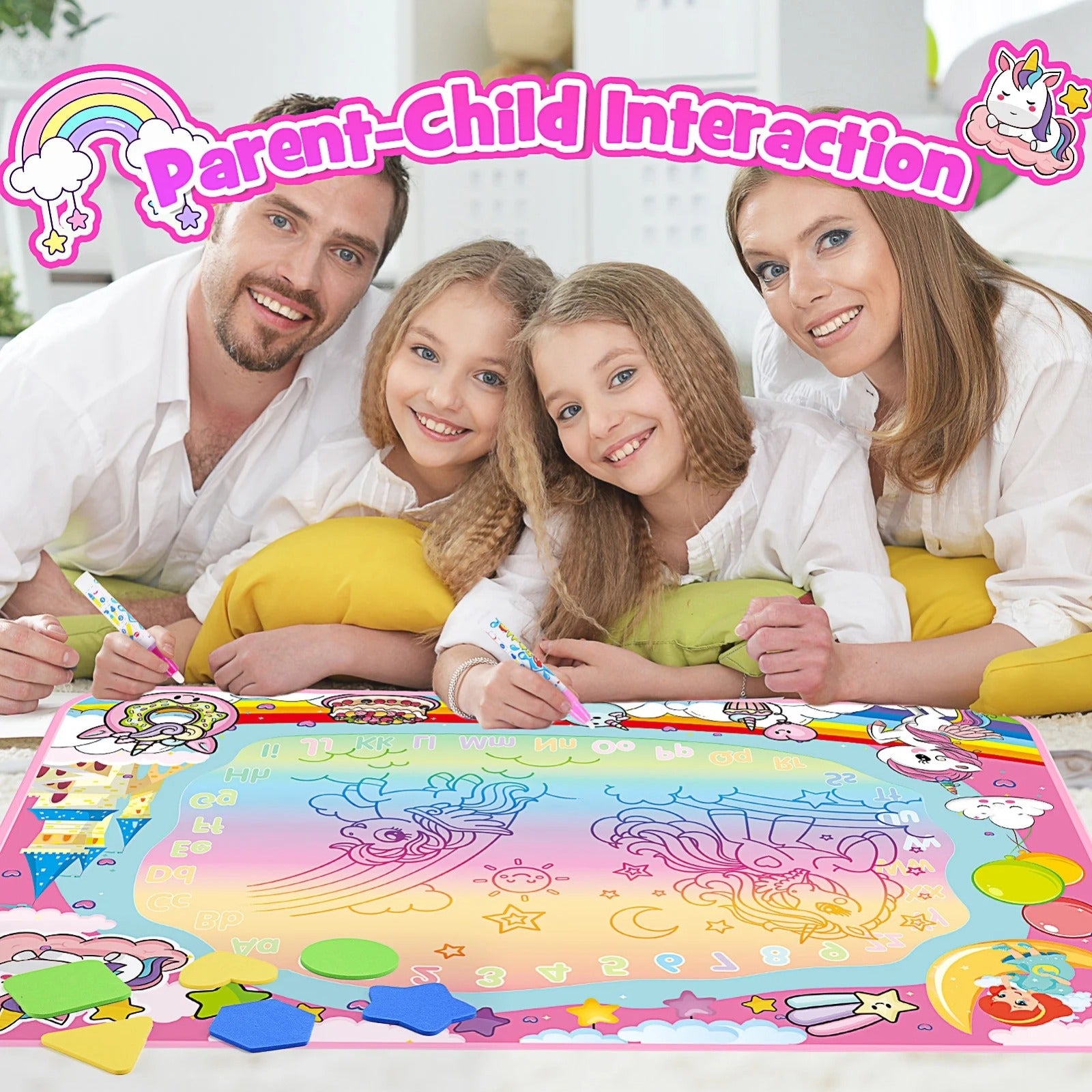 Water Aqua Doodle Magic Writing Mat 80 x 60 cm - H65