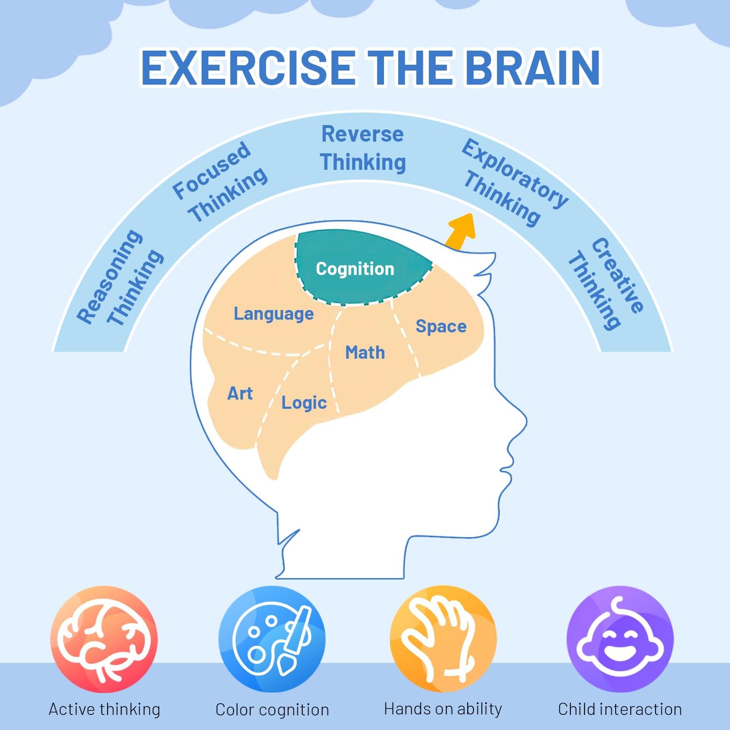 Intellectual Rainbow Chessboard Ball Game - 040