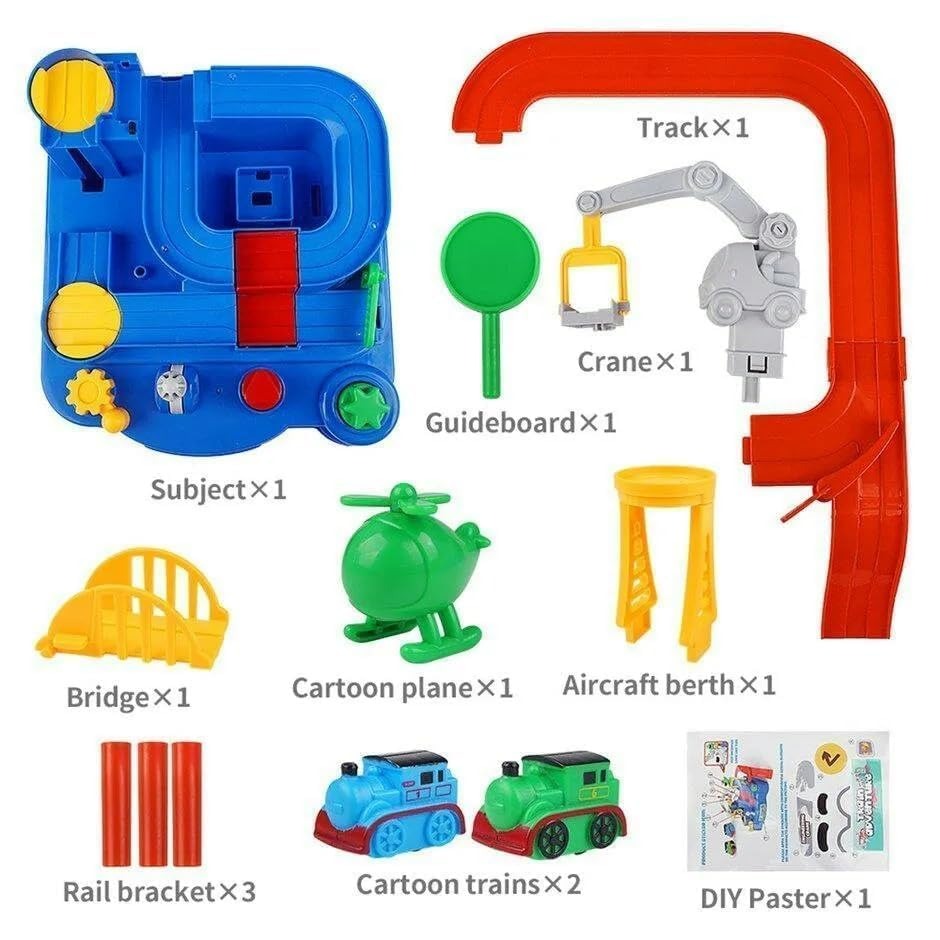 Train Adventure Race Track Play Set - 01A - Default Title - Odeez | Educational Toys Pakistan 