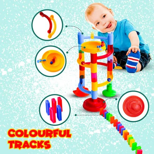 Domino Tornado Marble Run Blocks - 53 pieces