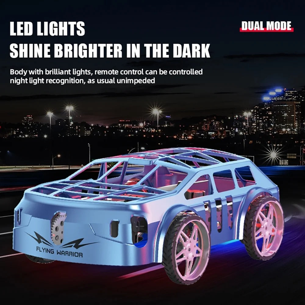RC Drone Air Racer Flying Car One Click Take Off/Landing with LED Lights - 828