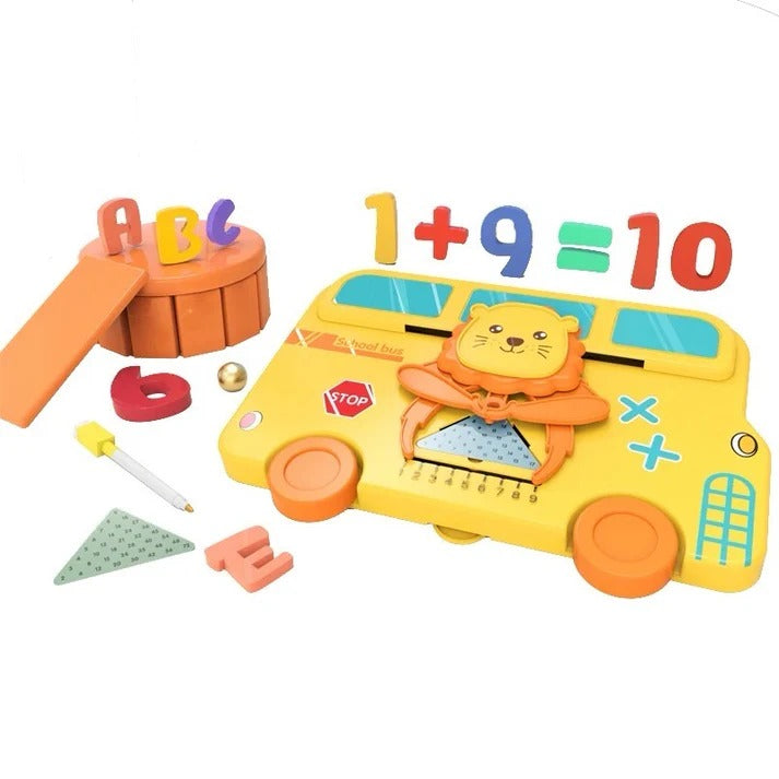 Hands-on Arithmetic Car Puzzle Drawing Board Kit - 024