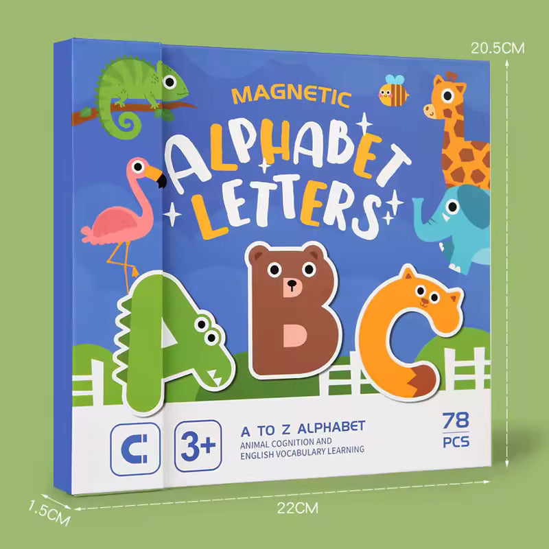 Study Letter and Spelling Magnetic Board Book - 573 - Default Title - Odeez | Educational Toys Pakistan 