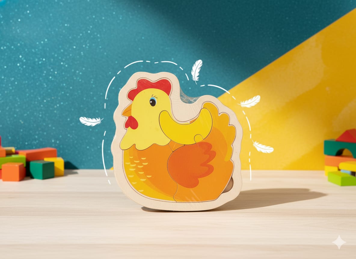 Wooden Jigsaw Puzzle Random Character 1 piece - 474