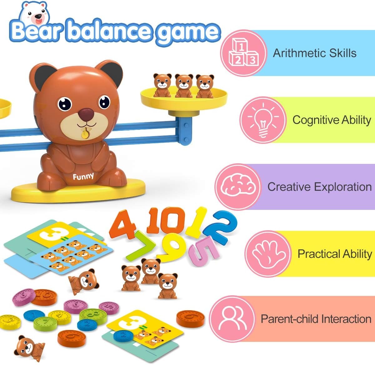Bear Balance Mathematics Learning Game - 006