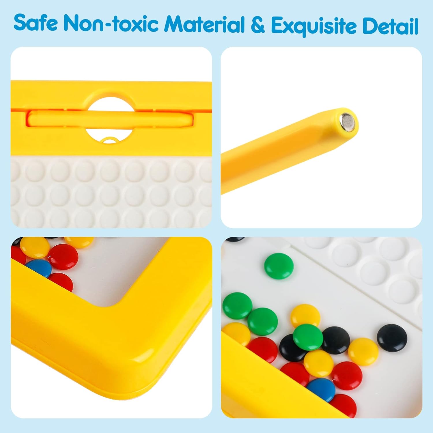 Magnetic Bead Drawing with Pattern and Pen - 491