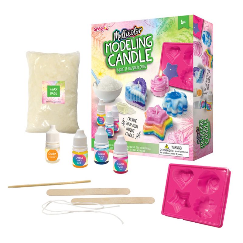 DIY Multicolor Modeling Candle Sculpt and Glow - 053 - Default Title - Odeez | Educational Toys Pakistan 