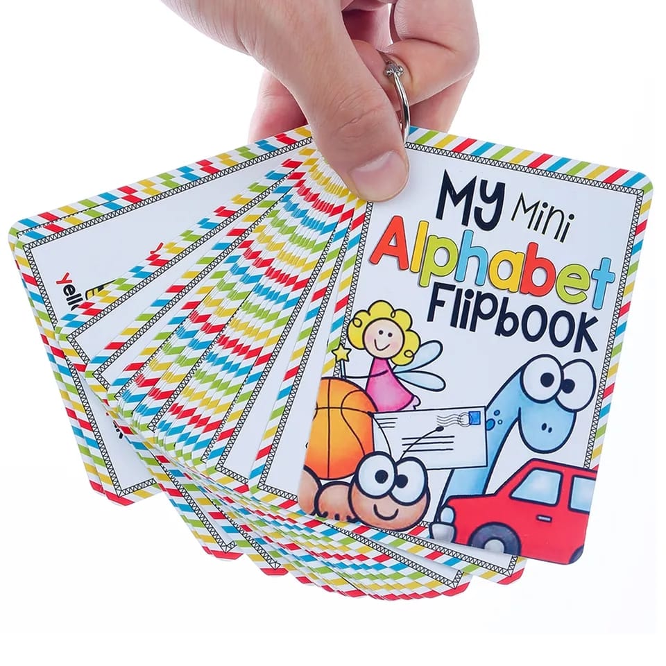 2 in 1 My Mini Alphabet, Numbers, Colors and Shapes Learning Flipbook - 13 - Default Title - Odeez | Educational Toys Pakistan 